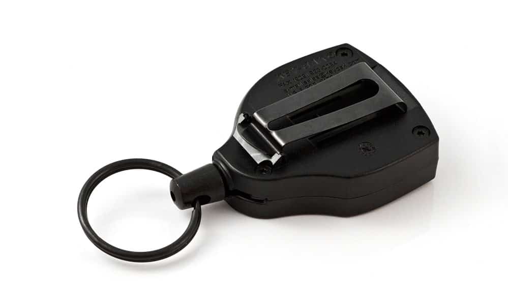 Key-Bak - Super 48 badge reel - 48 Kevlar Cord and metal belt clip, 8oz  pull 0S48-803 - Visible ID